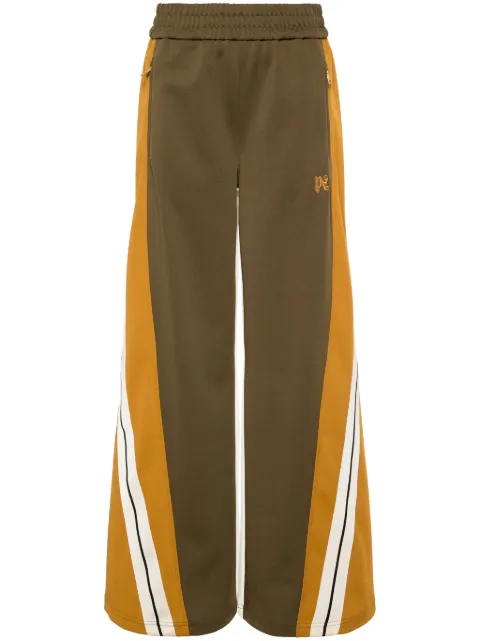 Palm Angels logo-embroidered colourblock track pants