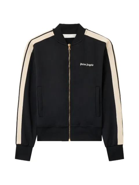 Palm Angels logo-print track bomber jacket