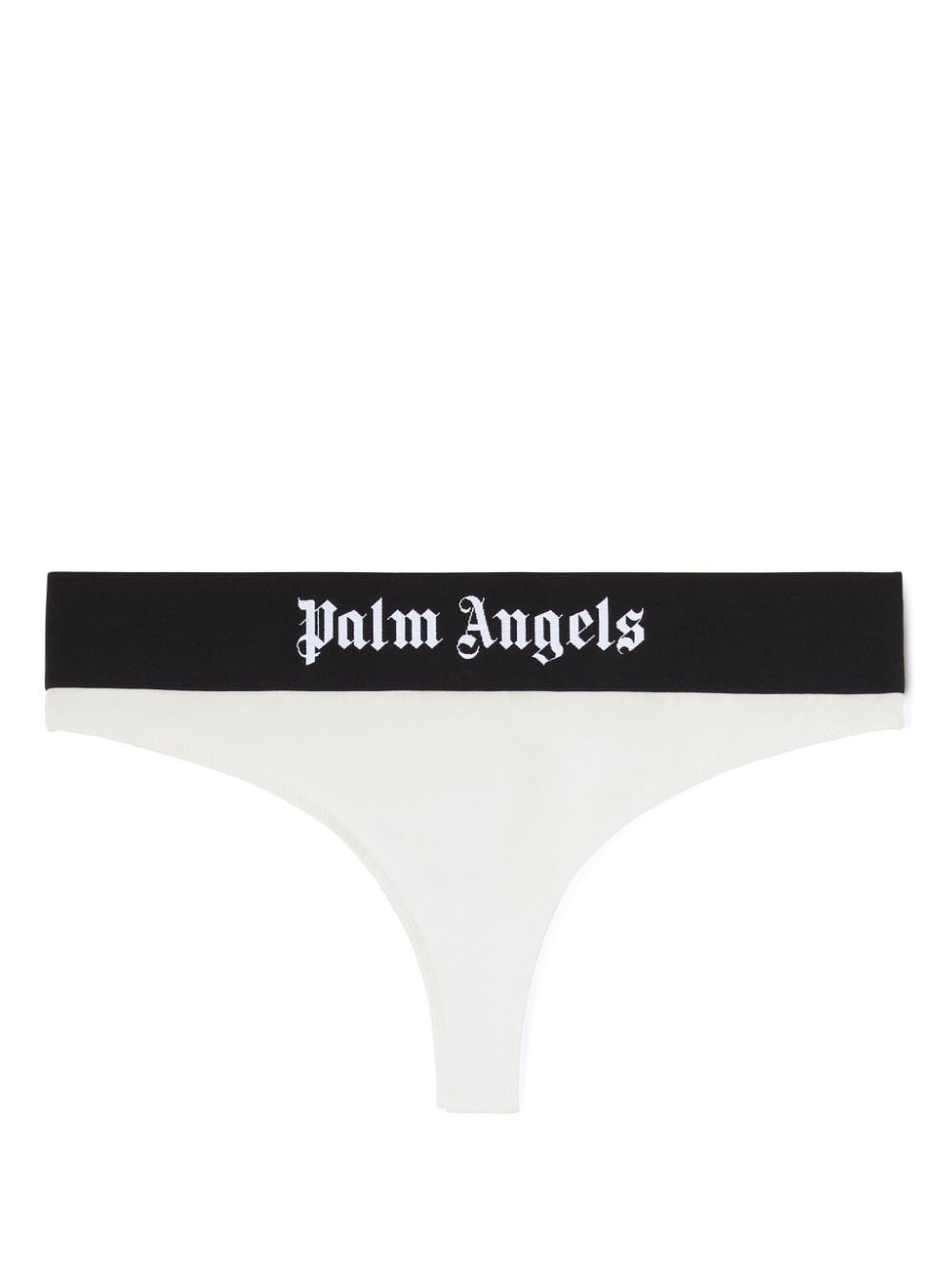 Palm Angels Logo-waistband Brazilian Briefs In White