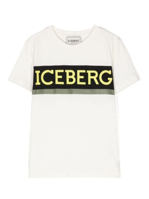 Iceberg Kids logo-print cotton T-shirt