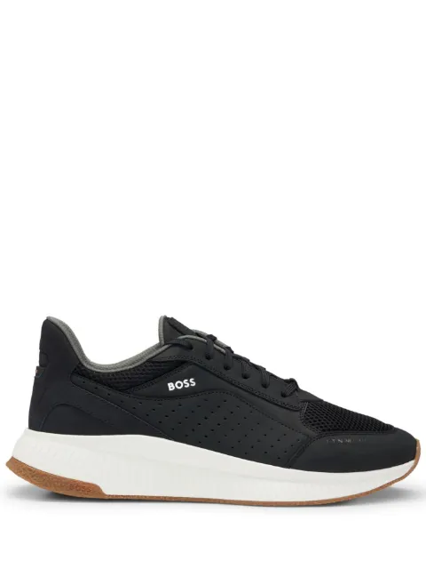 BOSS leather low-top sneakers