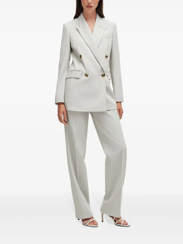 BOSS Jaleto double-breasted Blazer Neutrals FARFETCH PH