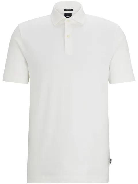 BOSS polo en coton mélangé