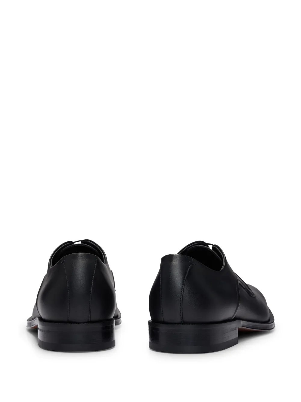 BOSS lace-up leather shoes Black