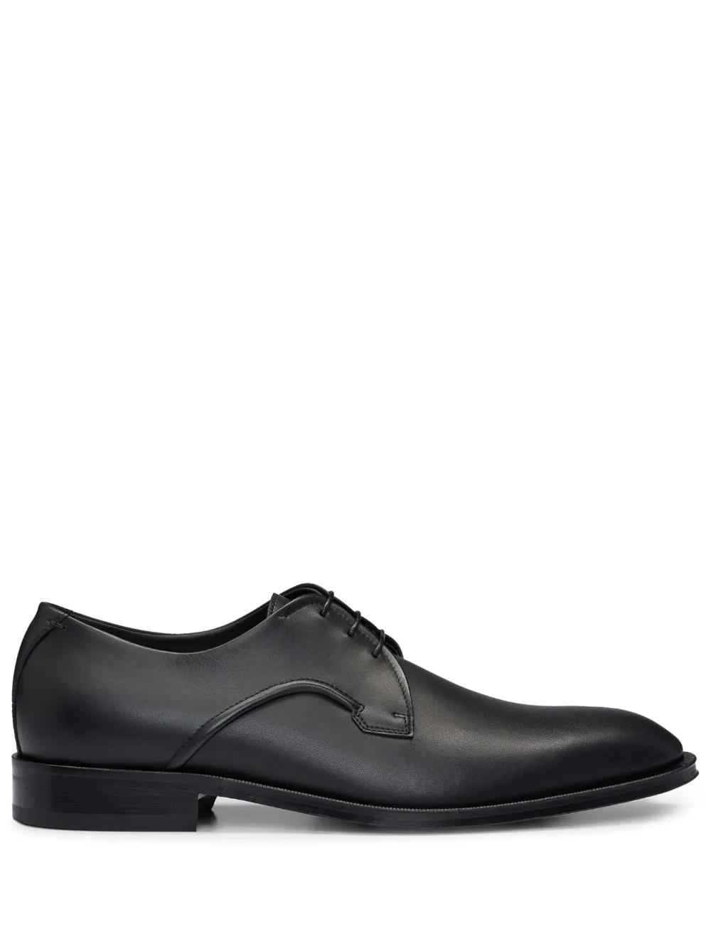 BOSS lace-up leather shoes Black