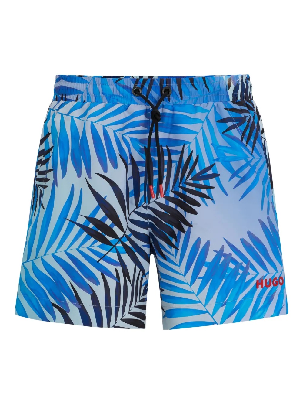 HUGO Bermuda de praia com estampa | Azul | Image 1