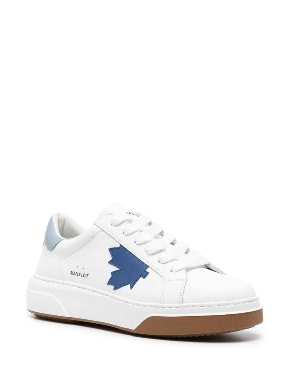 Shop Dsquared2 Bumper Lace-up Sneakers In White