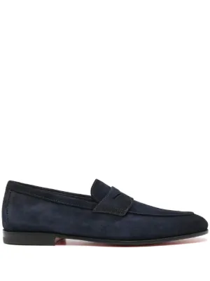 Ferragamo ガンチーニ スエードローファー | ブルー | FARFETCH JP