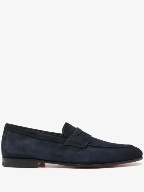 Santoni mocasines con detalle penny