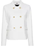 Kiton double-breasted jacket - White