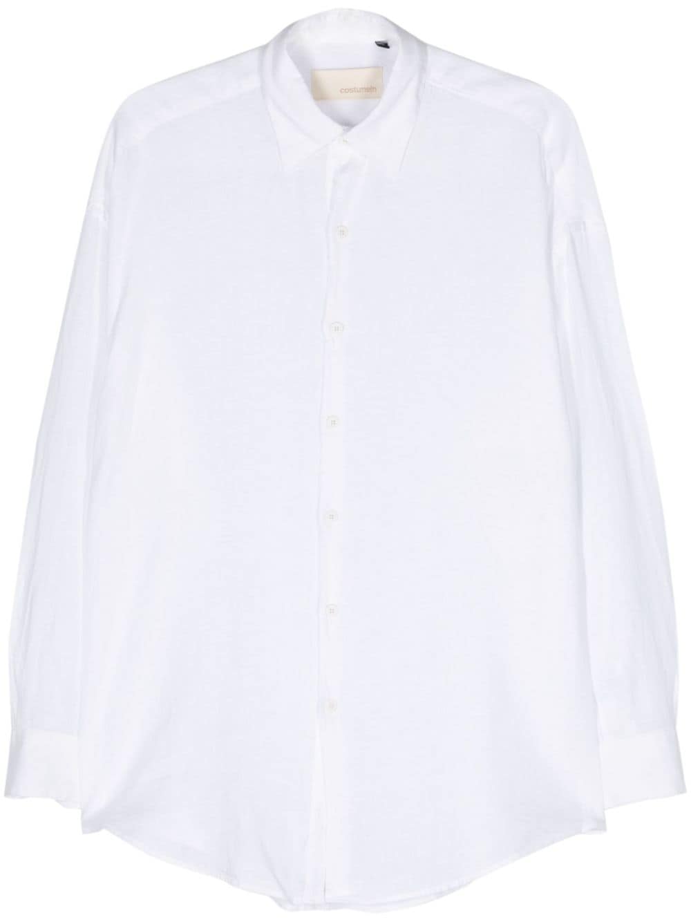 Costumein Valentino Linen Shirt In White