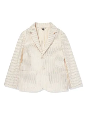 Emporio Armani Kids ストライプ ジャケット | ニュートラル | FARFETCH JP