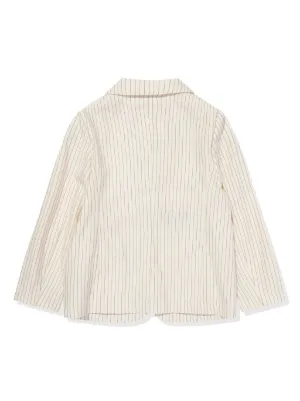 Emporio Armani Kids ストライプ ジャケット | ニュートラル | FARFETCH JP