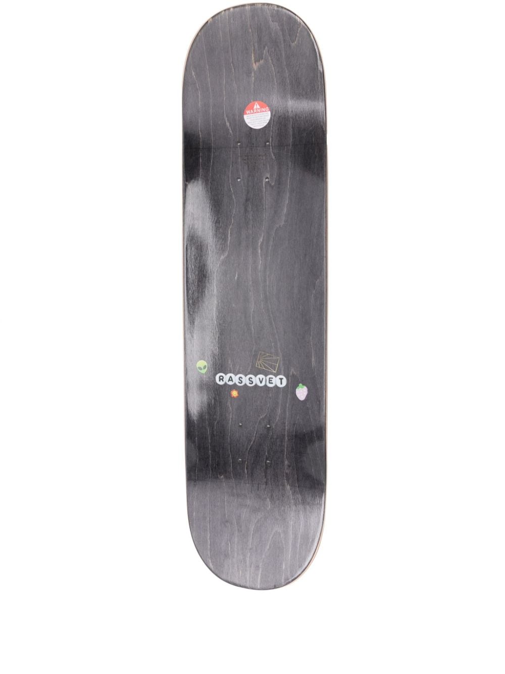 Rassvet Bracelet-print Skateboard Deck (8.25") In Black