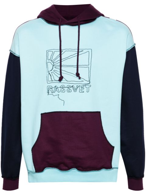  RASSVET Hoodie mit Logo-Stickerei