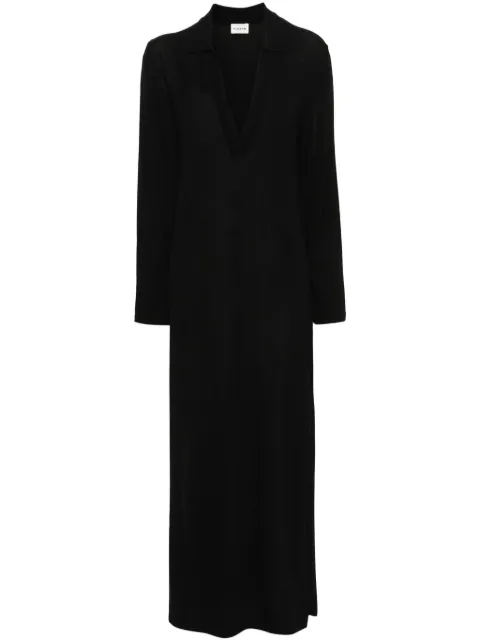 P.A.R.O.S.H. side-slit long-sleeve dress