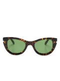 Off-White Eyewear cat-eye frame sunglasses - Brown