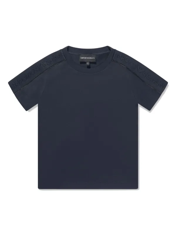 Armani tape t shirt best sale