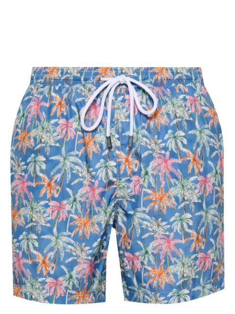 Barba palm tree-print swim shorts