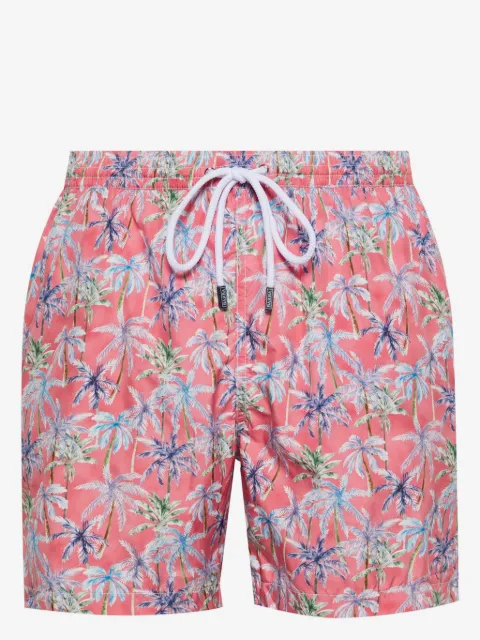 Barba palm tree-print swim shorts