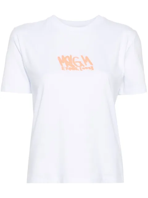MSGM logo-appliqué cotton T-shirt