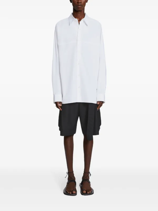 DRIES VAN NOTEN ストレートカラー シャツ | ホワイト | FARFETCH JP