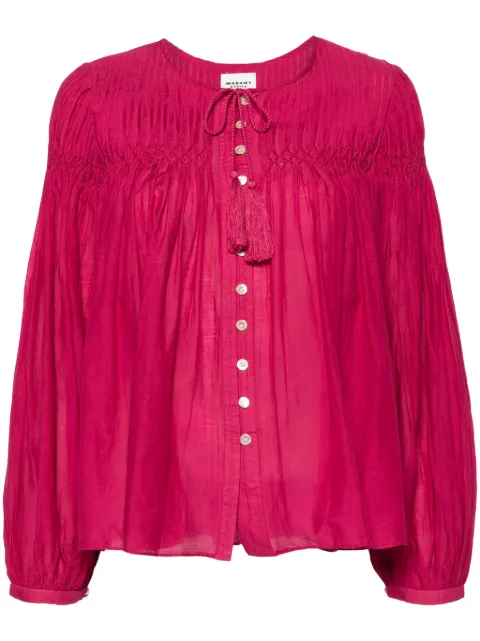MARANT ÉTOILE Abadi pintuck blouse