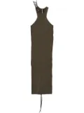 ANDREĀDAMO sleeveless jersey midi dress - Green