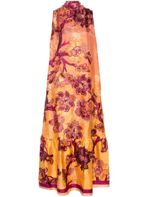 F.R.S For Restless Sleepers floral-print maxi dress
