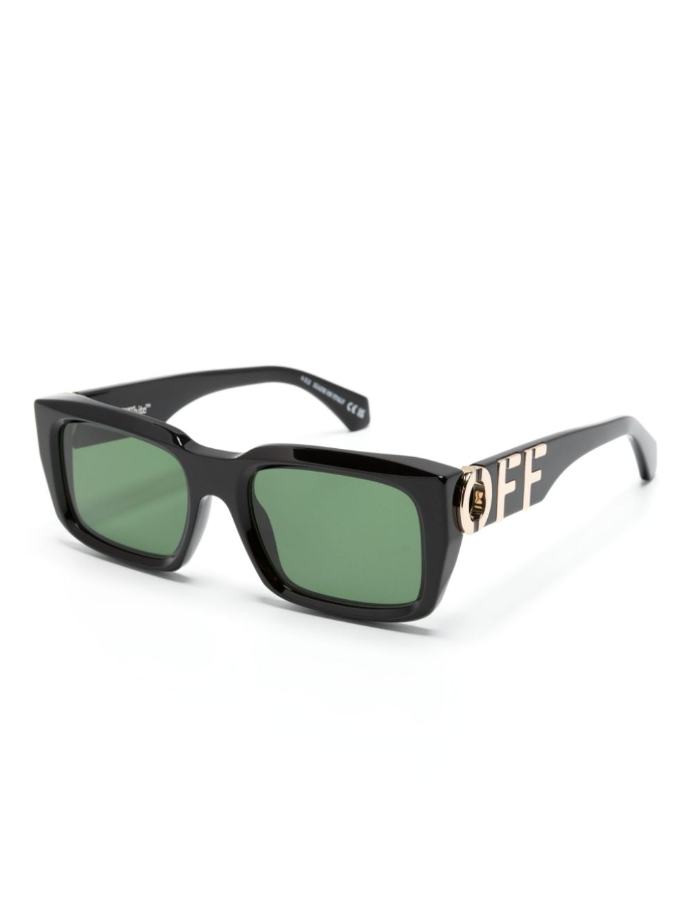 Off-White Hays zonnebril met vierkant montuur Zwart