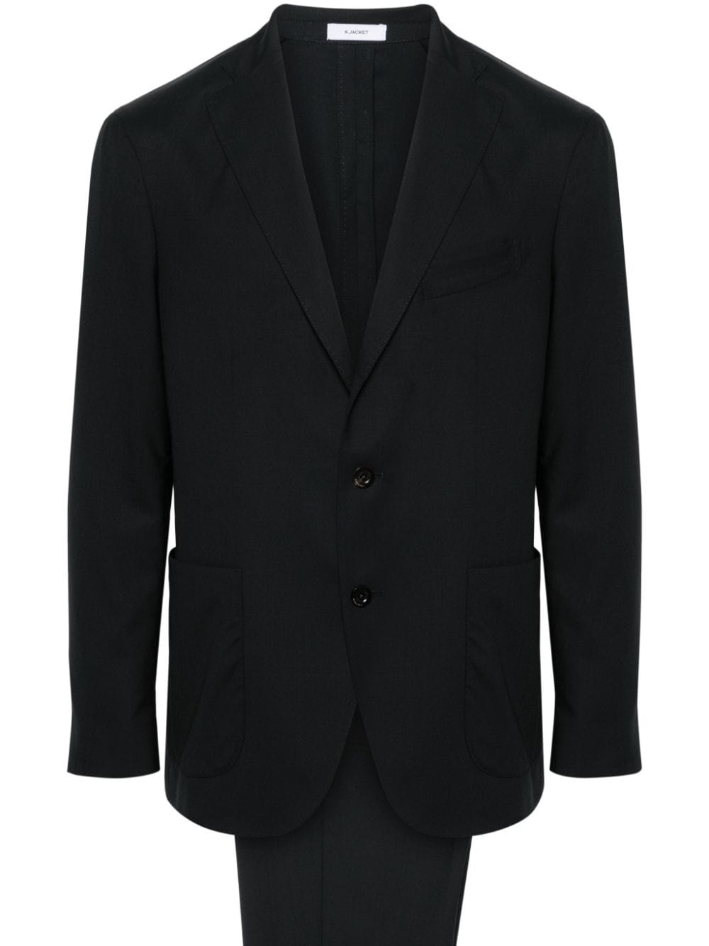 Boglioli Virgin-wool Suit In Black