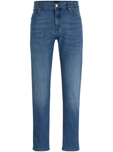 BOSS straight-leg cotton jeans