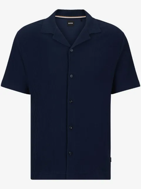 BOSS short-sleeve cotton shirt