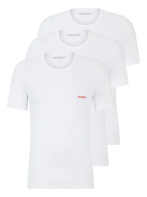 HUGO Kit 3 camisetas com logo
