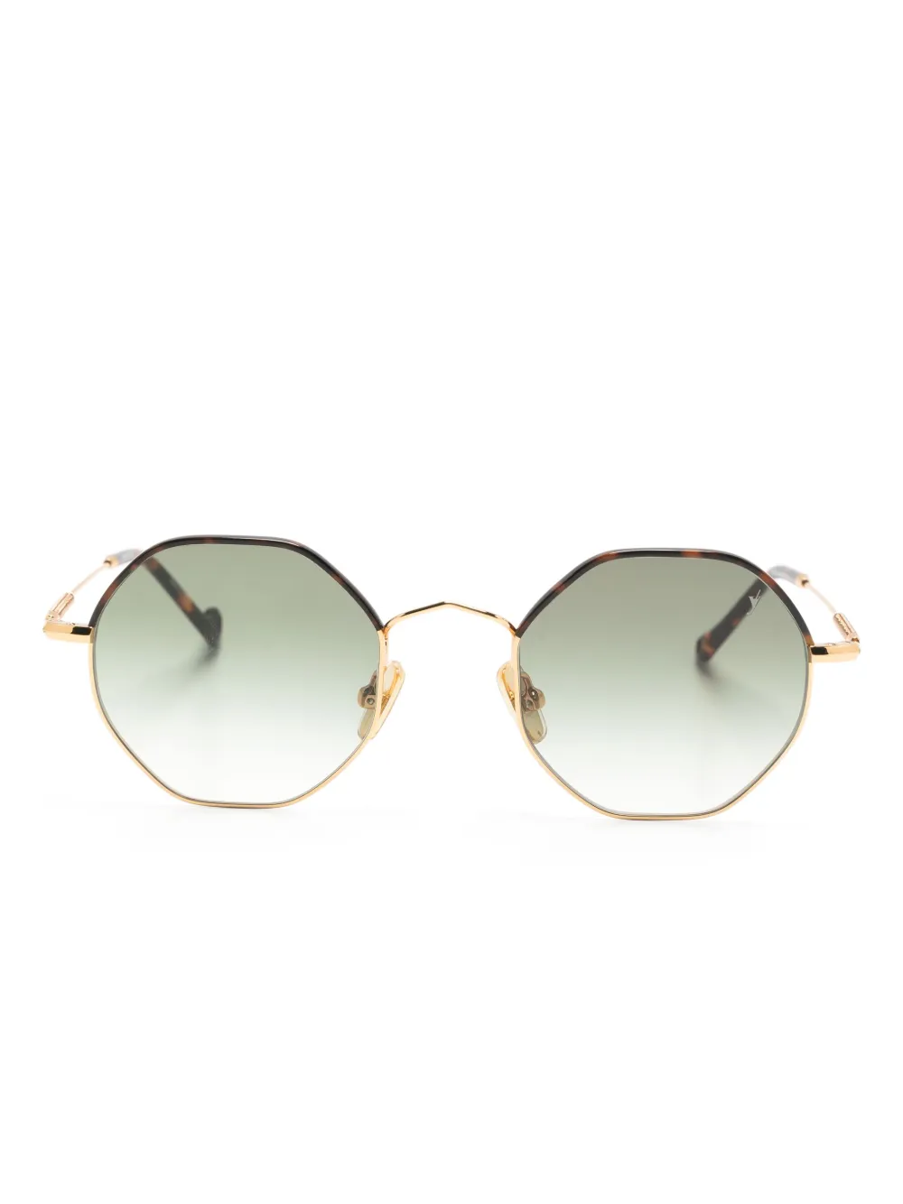 Eyepetizer Namib geometric-frame sunglasses | Gold | Image 1