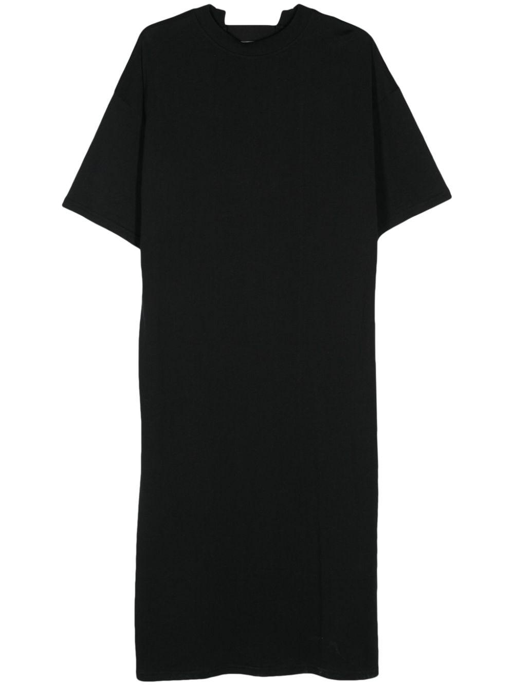 Tela Plain T-shirt Dress In Black
