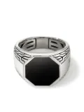 John Hardy sterling silver black onyx signet ring