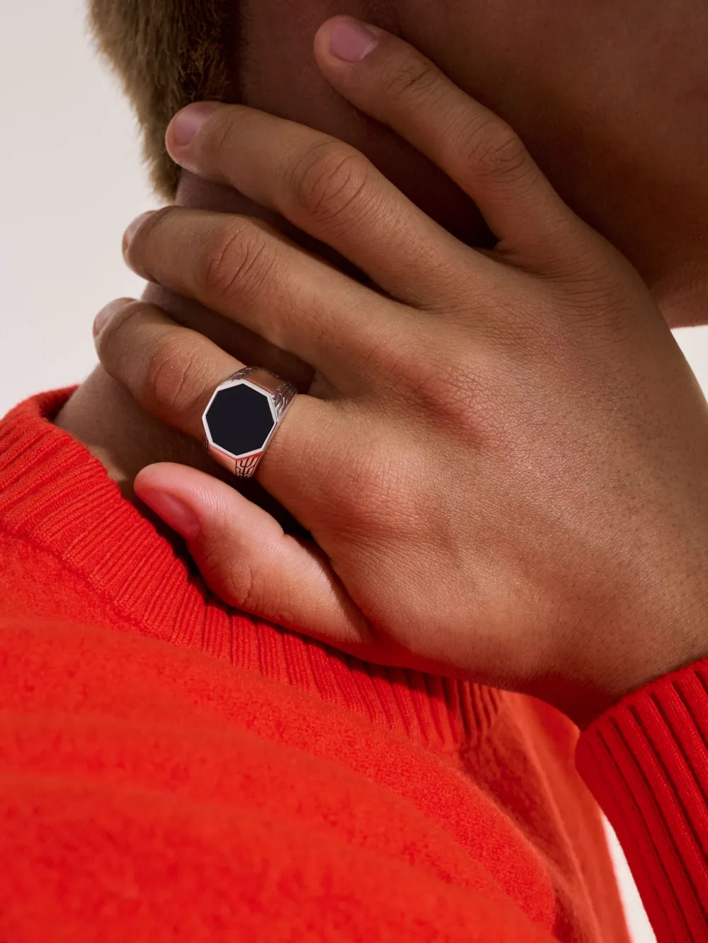 John Hardy Anello in argento sterling con diamanti | Image 6