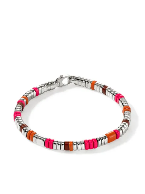 John Hardy pulsera en plata de ley con jaspe