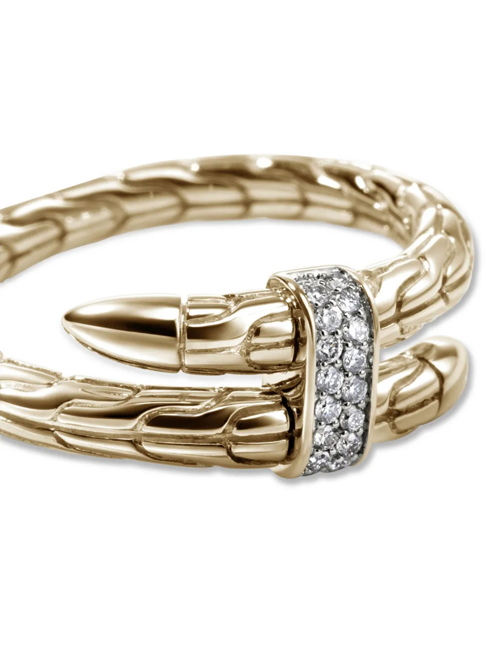 14kt Gold Spear Diamond Ring