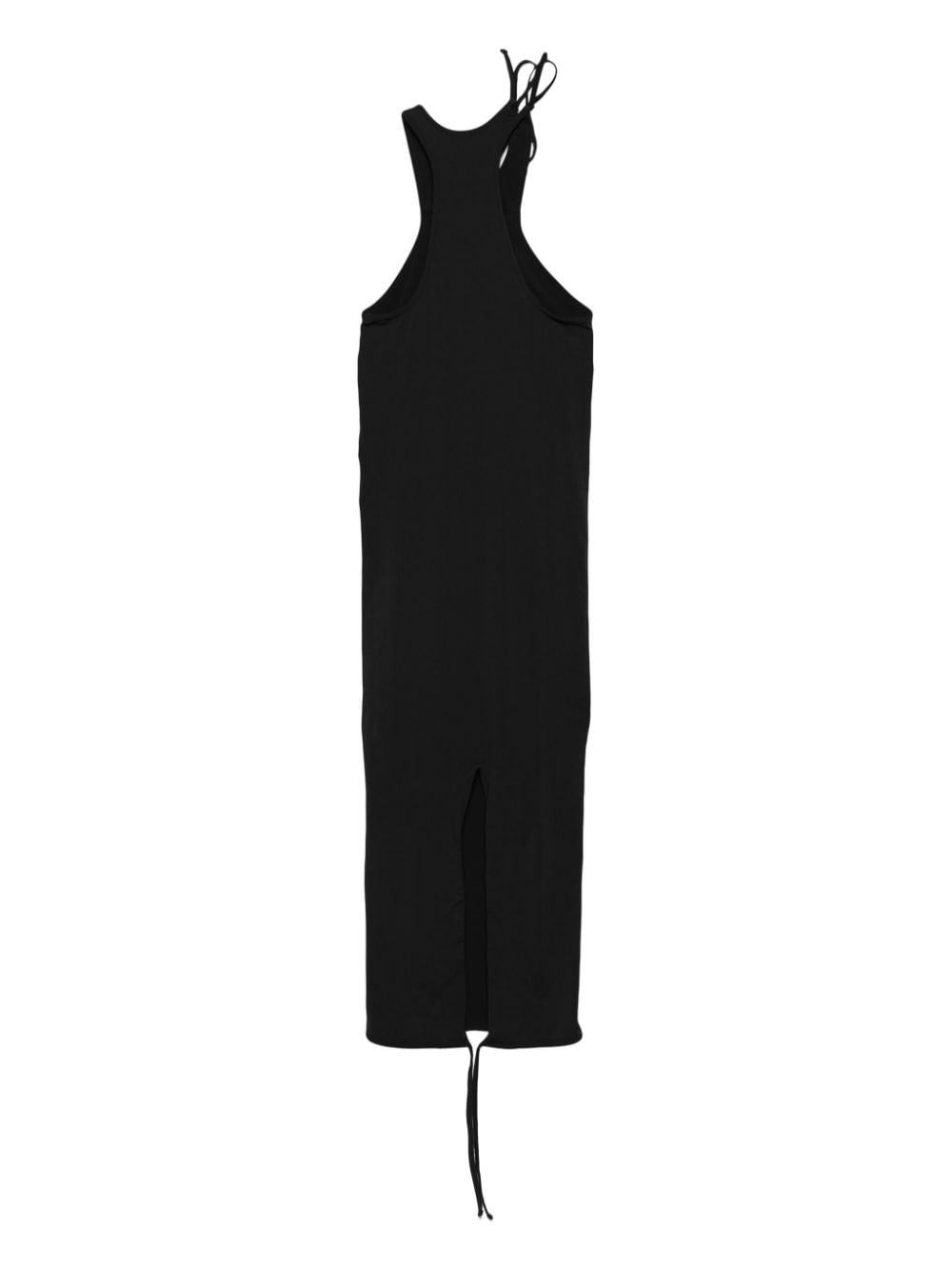 ANDREĀDAMO Mouwloze midi-jurk Zwart