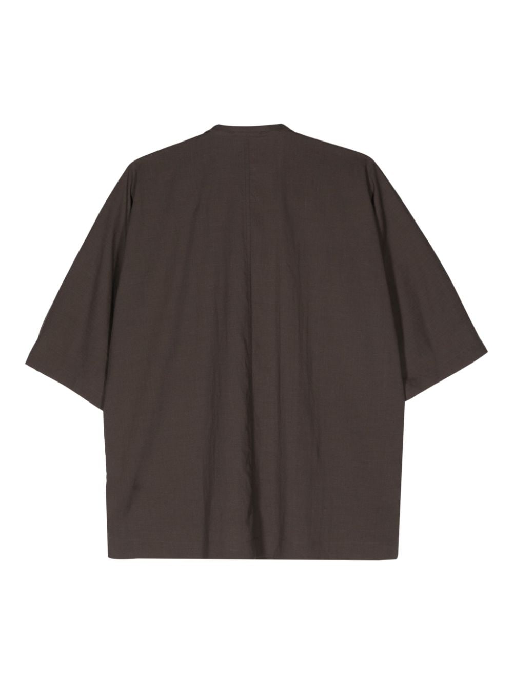Shop Issey Miyake Short-sleeves Shirt In Brown