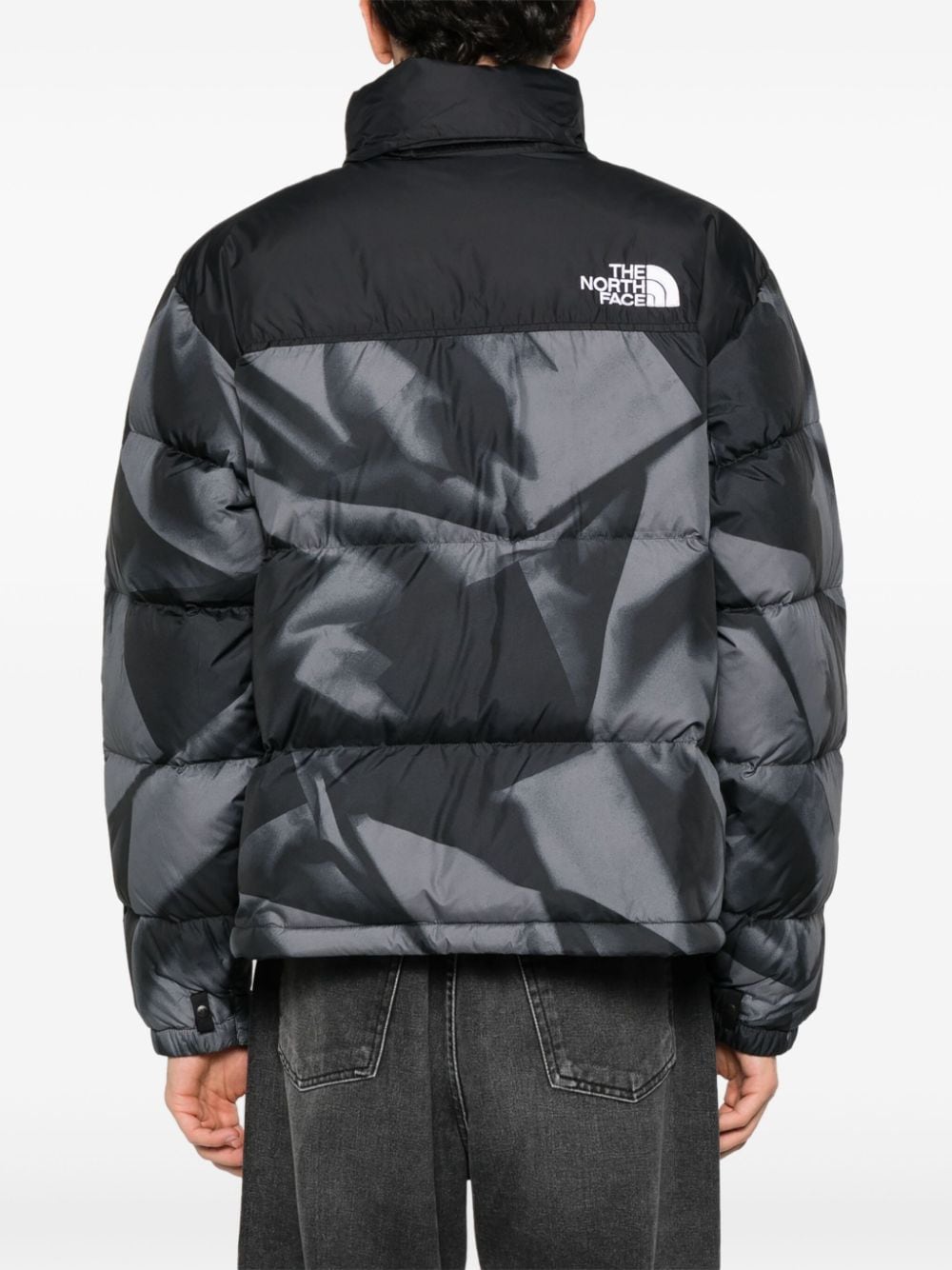 The North Face Donsjack met hoge hals Zwart