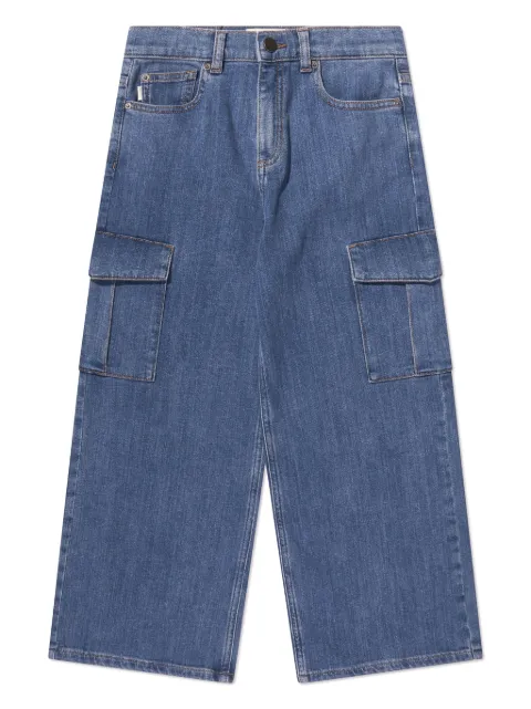 DL1961 KIDS drop-crotch wide-leg jeans