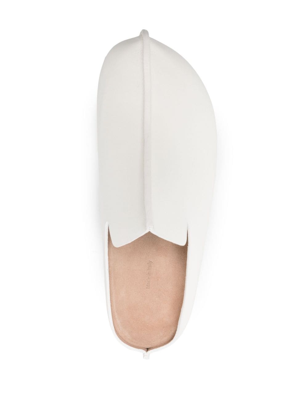 Shop Jw Anderson Leather Platform Clogs In White