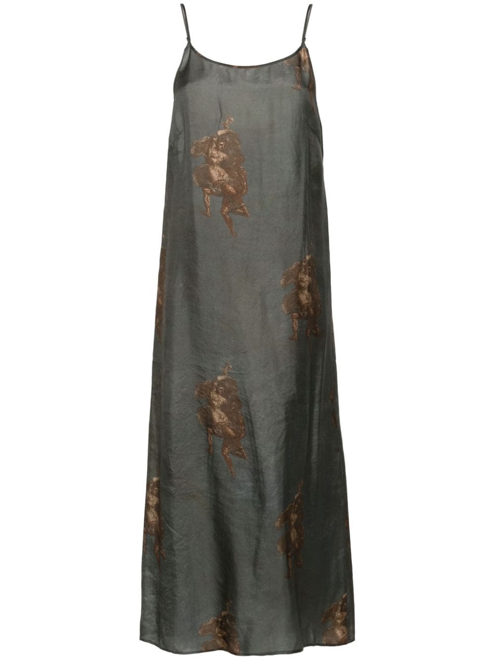 Image 1 of Uma Wang renaissance-print midi dress