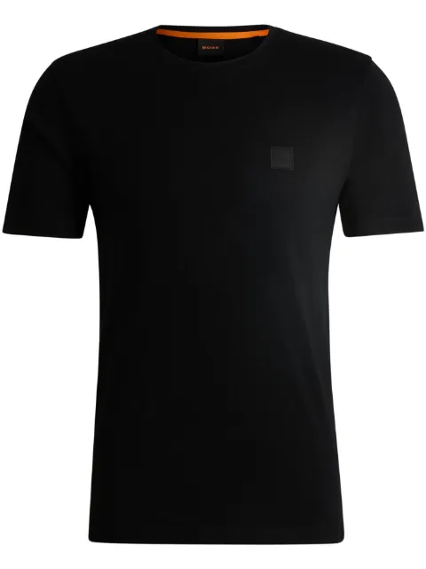 BOSS Camiseta com logo bordado