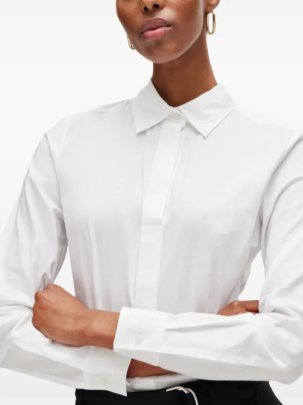 BOSS long sleeve Shirt White FARFETCH BH