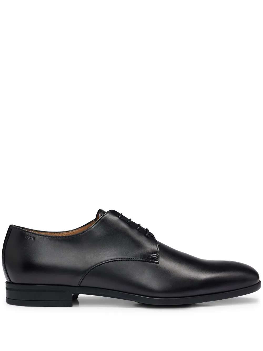 BOSS lace-up leather shoes Black