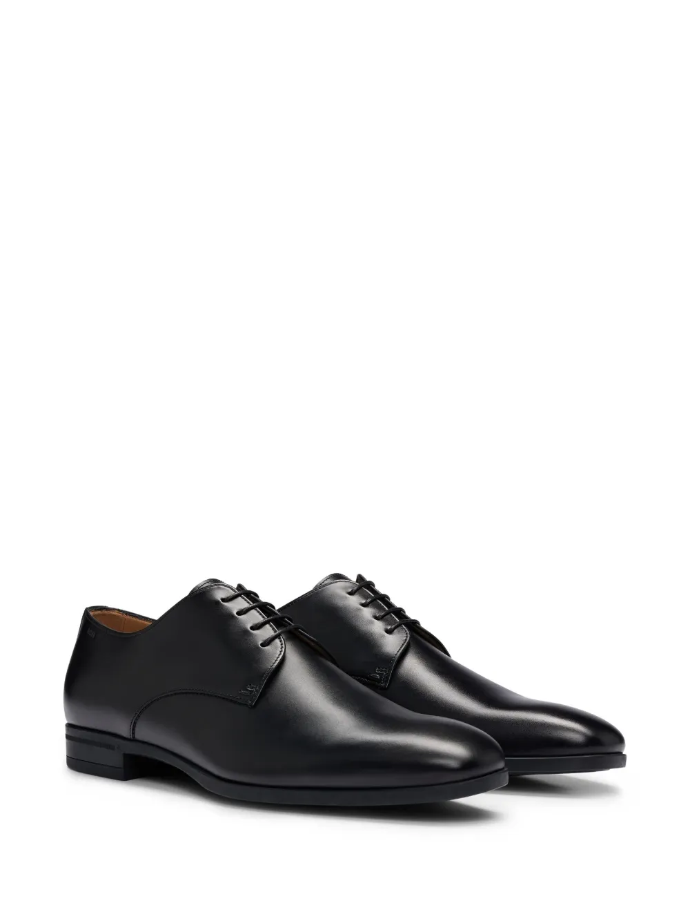 BOSS lace-up leather shoes Black